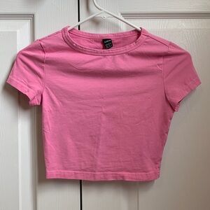 Pink baby tee